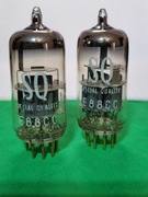 Ścisła para lamp elektronowych E88CC Philips SQ NOS