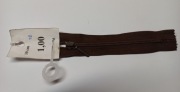 Zamek spiralny spirala 10cm ciemno brązowy
