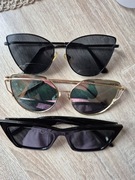 Okulary przeciwsłoneczne damskie - 3 szt