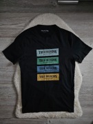 Koszulka True Religion T-Shirt Czarna Rozmiar S Logo 