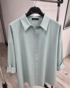 Koszula Manilla szałwia oversize