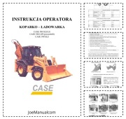 CASE 580 SLE LE 580 LSP 590 SLE Instrukcja Operatora Instrukcja Obsługi DTR
