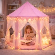 Różowy namiot pałac księżniczki 