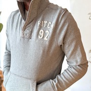 Bluza bawełniana Abercrombie & Fitch rozmiar M 100% bawełna szara męska