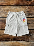 Nike białe sportowe spodenki męskie rozmiar XS S cargo unisex bawełna