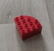 LEGO Duplo płytka 4x4 zaokrąglona , 4 szt