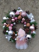 Wianek świąteczny bożonarodzeniowy sztuczny 