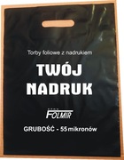 REKLAMÓWKI TORBY FOLIOWE Z NADRUKIEM 30x40 500 SZT