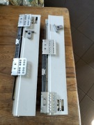 Prowadnice szuflad metalowe sb1800 komplet 44cm 10cm solidne