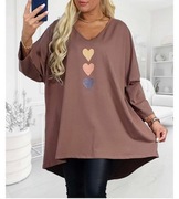 plus size bawełna z laykrą