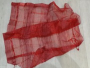 Firana dekoracyjna czerwona 100 x 140