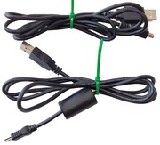 Kabel USB na miniUSB 120 cm czarny używany sprawny