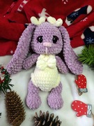 Zajączek wykonany na szydełku