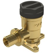 Kolano ścienne mosiężne z uszami GW ultraLINE - 14 Rp1/2 L=41 mm 2509286004