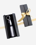 Chwost skórzany srebrny do kluczy