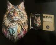 Puzzle WoodYouDo XXL 500 Kot Maine Coon, Premium Made in EU
