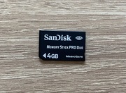 Memory Stick Pro Duo SANDISK 4 gb
