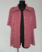 Bluzka koszulowa 70%wiskoza elegancka damska 44 XXL 