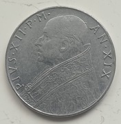 Watykan - Pius XII - 100 lirów - 1957r.