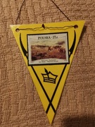 Fi 2819 ** Panorama Racławicka Proporczyk Styka Kossak znaczek