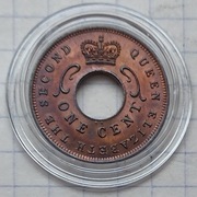 #2465 Brytyjska Afryka Wschodnia 1 cent 1959 KN UNC