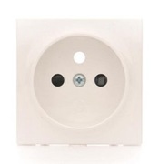 Simon 10 bialy - środek gniazda z otworem na bolec