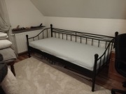 Łóżko metalowe - czarne