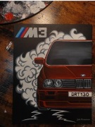 BMW E30 M3: obraz/akryl na płótnie