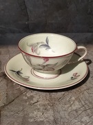 Zestaw  4 * Filiżanka Rosenthal kwiaty 