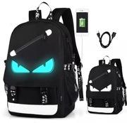 PLECAK SZKOLNY MŁODZIEŻOWY ŚWIECĄCY LED ODBLASKOWY