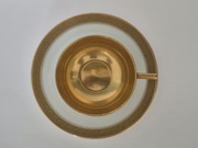 Złocona jubilerska mokka art deco Rosenthal, 1924-25 r.