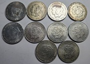 Monety srebrne 200 zł XXX Faszyzm PRL 1975 srebro 10szt