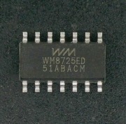 WM8725ED (PCM1725) 16Bits, 96kHz Stereo Audio DAC