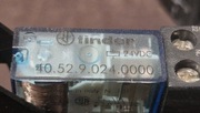 Przekaźnik z podstawką Finder 40.52.9.024.0000 + ERSCE ES50/3S 24V DC