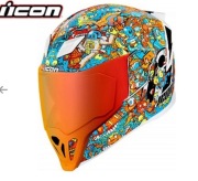 Kask Icon Airflite ReDoodle MIPS Nowy - dwie szyby