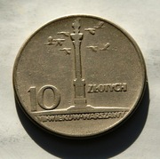 10 zł 1965 VII Wieków Warszawy Kolumna (3) Stan !