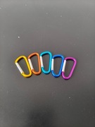 Kolorowe karabińczyki - 5 szt.