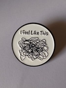 Metalowa przypinka pin broszka wpinka