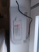 Słonecznik osłona przeciwsłoneczna Peugot 508 2011