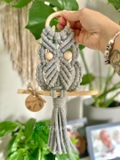 Sowa makrama ze sznurka dostępne od ręki 1szt