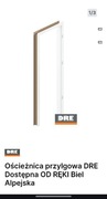 Fabrycznie nowa ościeżnica regulowana DRE, rozm. 70 lewa,18-20 cm, biel alp