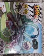 Elastyczny tor samochodowy dino 247 elementów 400cm