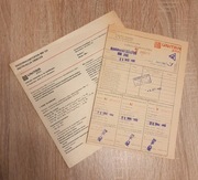 INSTRUKCJA i GWARANCJA do radiomagnetofonu UNITRA ZRK KASPRZAK RM121