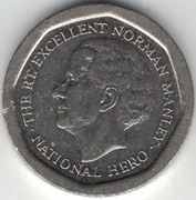 Jamajka 5 dollars dolarów 1996 - 21,5 mm nr 1