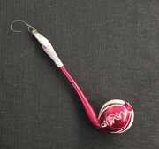 Bombka szklana fajka retro ozdoby choinkowe prl vintage kształtki