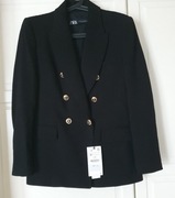 MARYNARKA ZARA CZARNA NOWA ROZM. M 