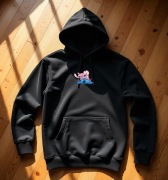 Męska Czarna Bluza M Lilo & Stitch