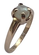 Zloty Pierscionek 14K z Perla 