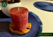 Elegancka Świeczka z Unikalną Podkładką