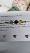 Bransoletka naturalne kamienie Turmalin awenturyn cytryn  z opisem